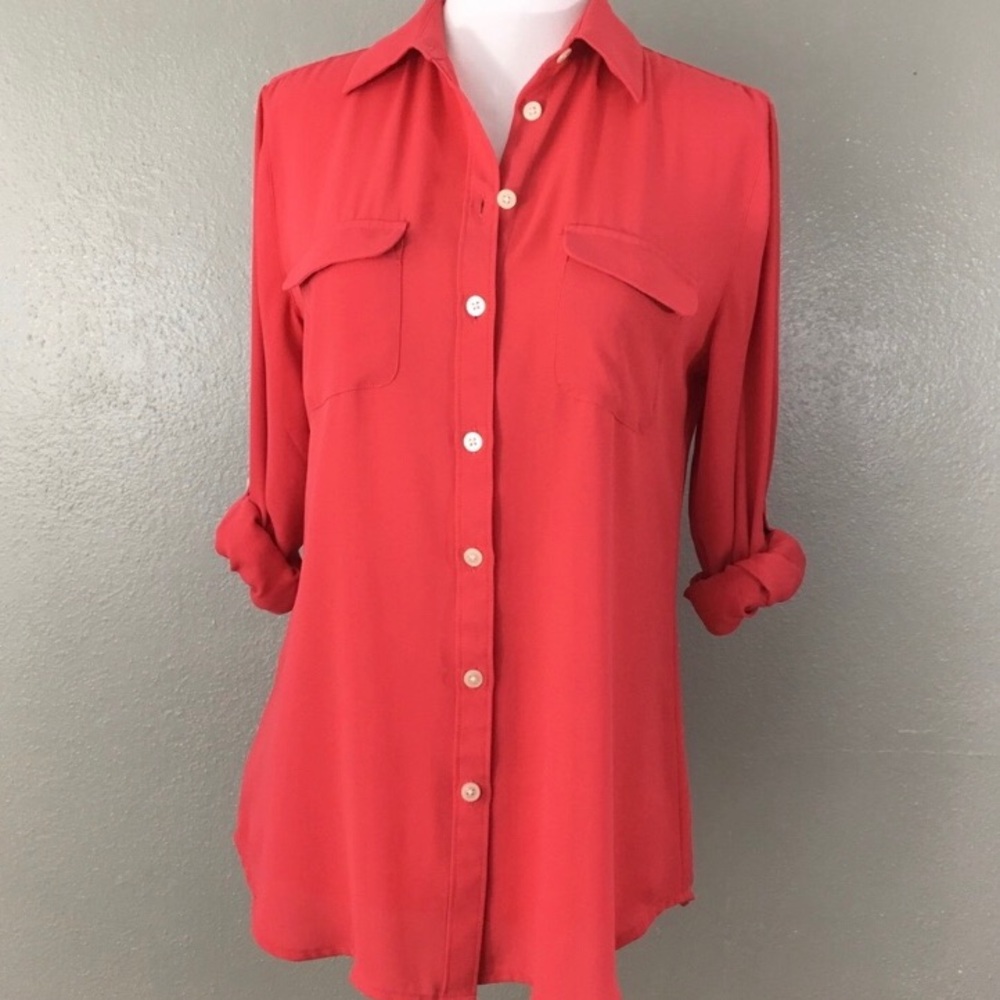 New Ann Taylor Loft Button Down Blouse - image 4